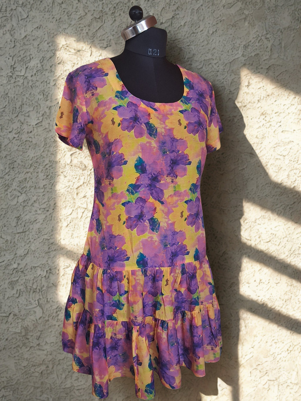 DOUBLE LAYERD FRILL DRESS