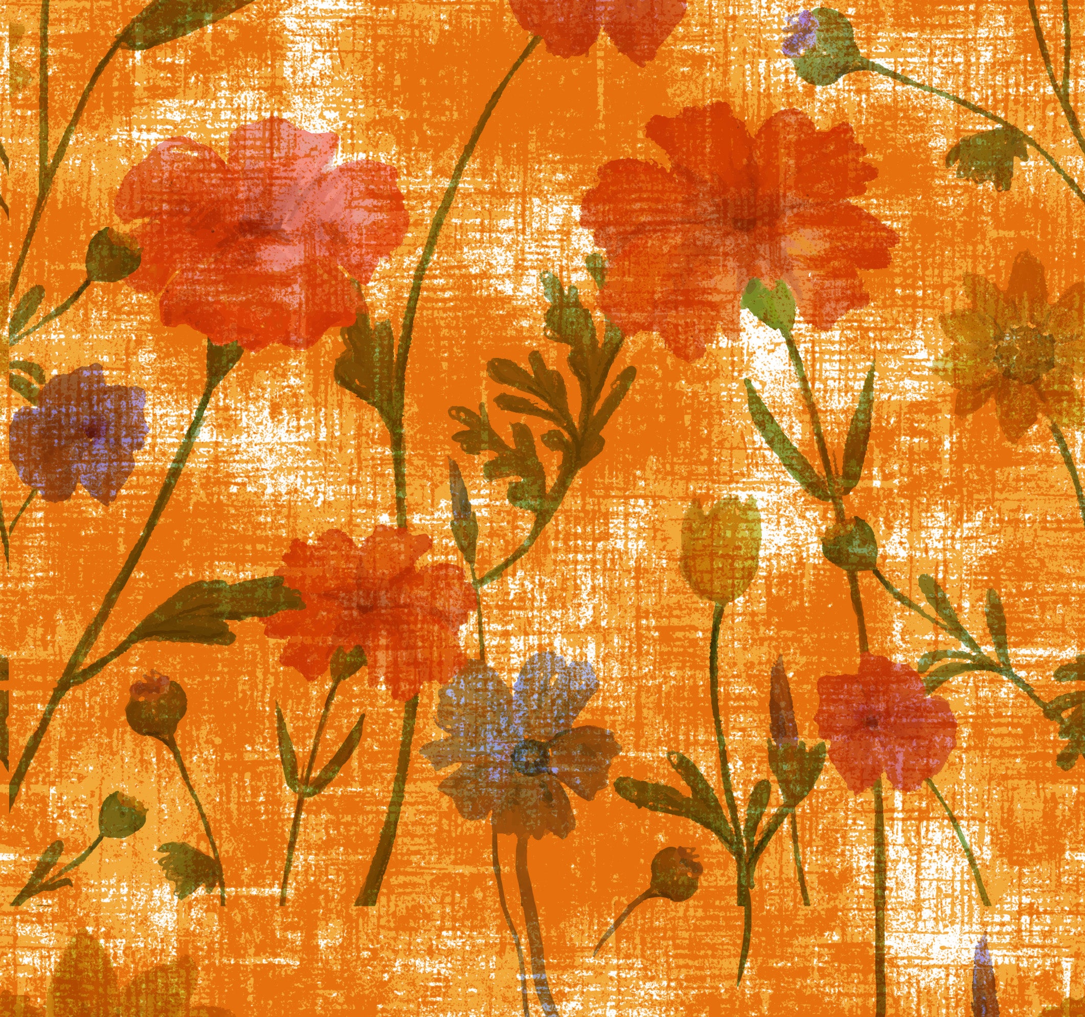 FLOWER GLITCH (Price per 0.5 meter)