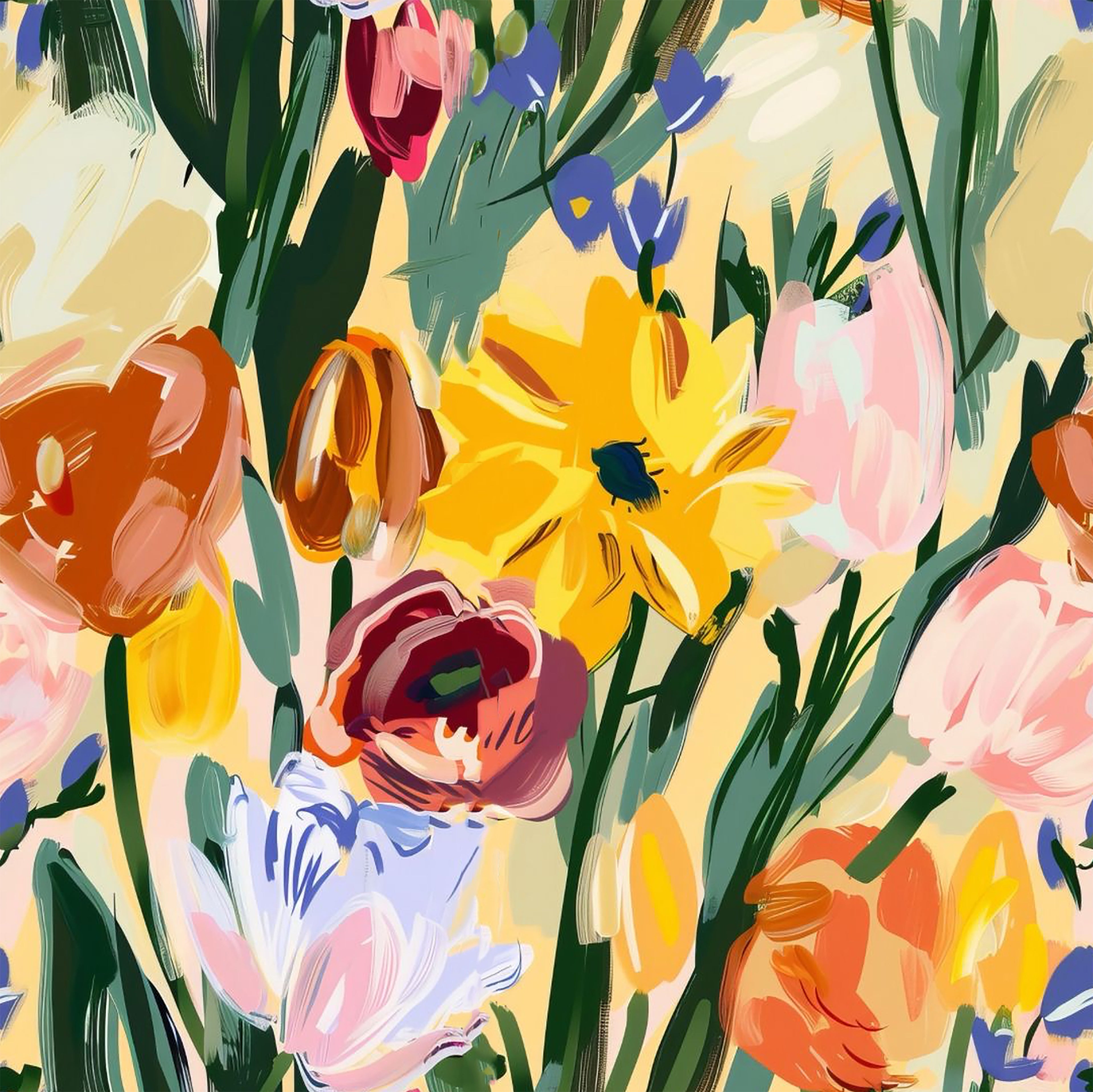 FLORAL BRUSH (Price per 0.5 meter)