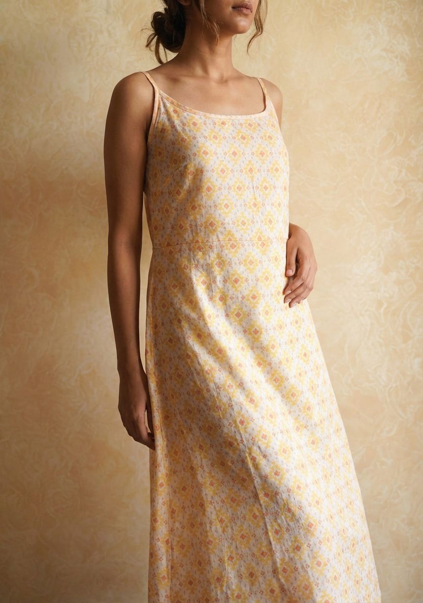 SPAGHETTI LONG DRESS