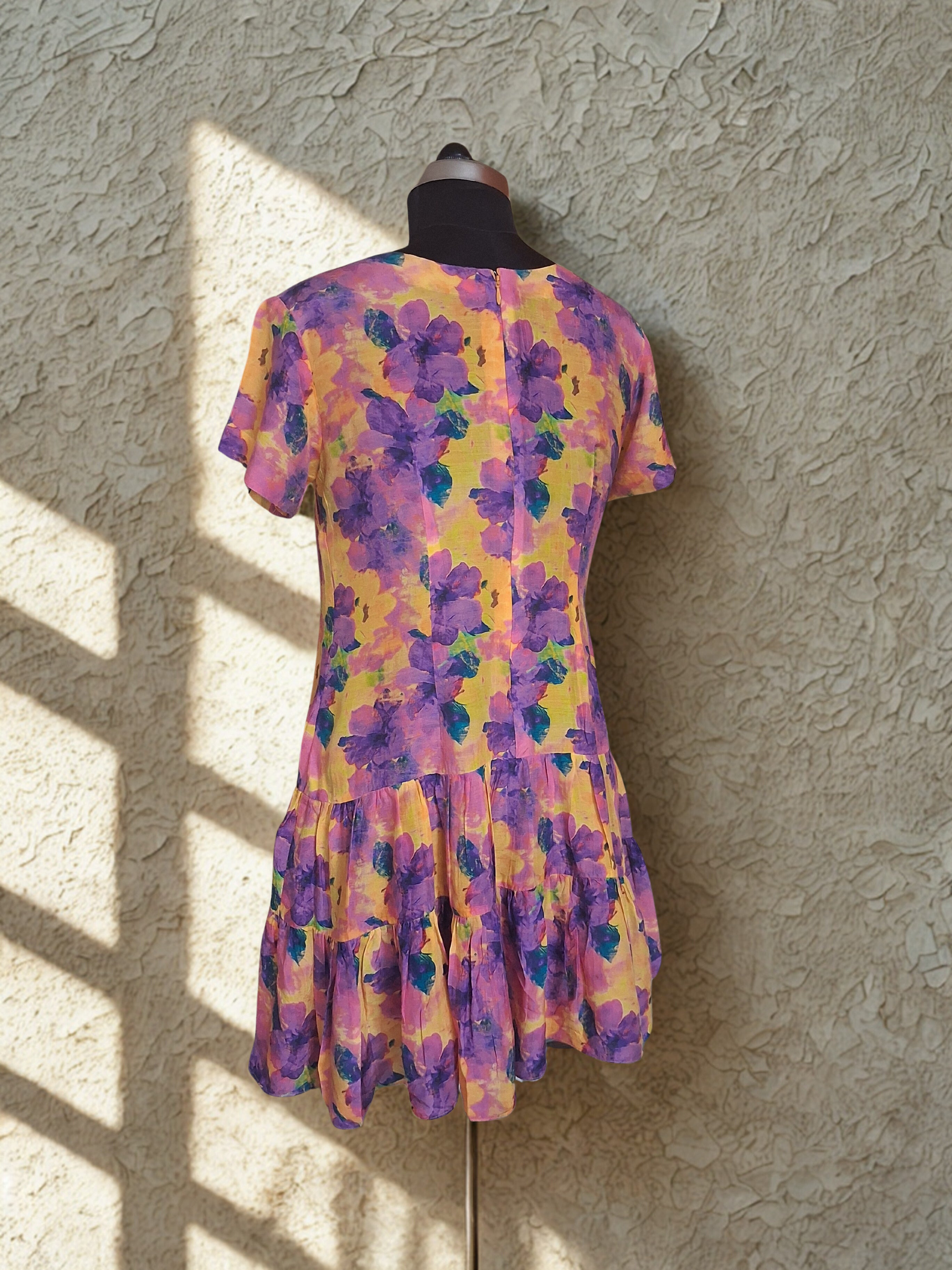 DOUBLE LAYERD FRILL DRESS