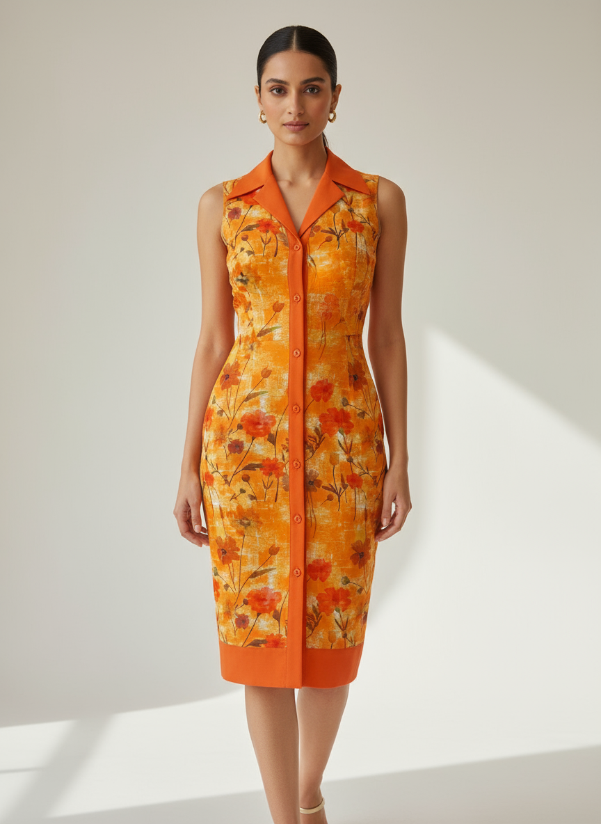 FLOWER GLITCH (Price per 0.5 meter)